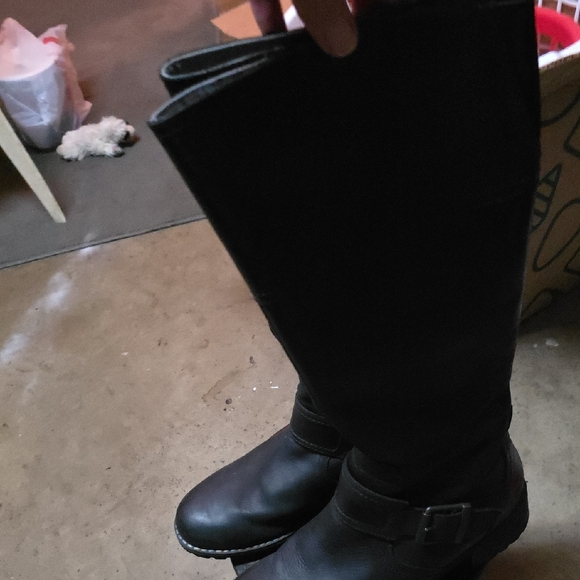 Timberland Women's Black Heeled Boots - Picture 1 of 3